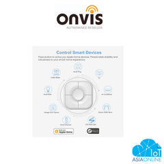 Onvis - 5-Key Switch HS2 (Thread, HomeKit) - (IoT)AsiaOnline Singapore - Smart Home Automation Online Store by Twenty-One Pte Ltd