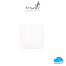 Load image into Gallery viewer, Terncy Smart Wall Switch - Jade (NO NEUTRAL, DOUBLE ROCKER)
